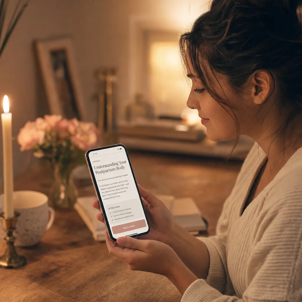 Read the lessons on your phone